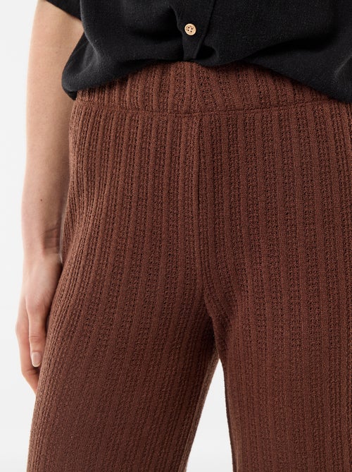 Pantalone ampio in maglia traforata - Kiabi