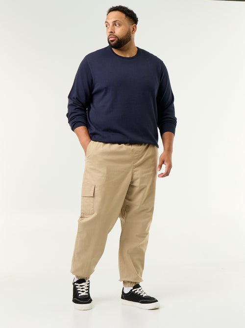 Pantalone ampio in twill - Kiabi