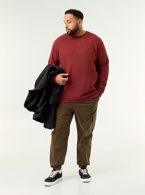Pantalone ampio in twill - Kiabi