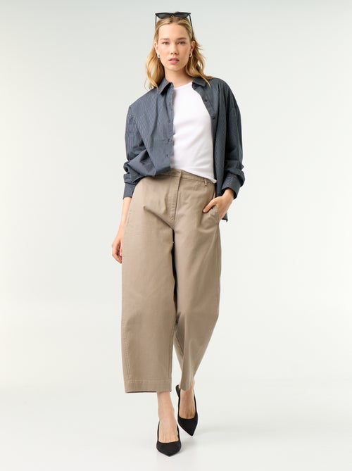Pantalone ampio modello barrel - Kiabi