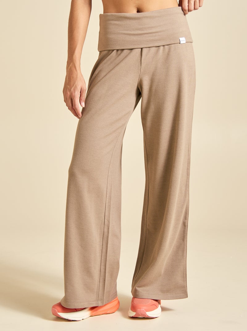 Pantalone ampio multi-sport - (ekstract) Beige - Kiabi