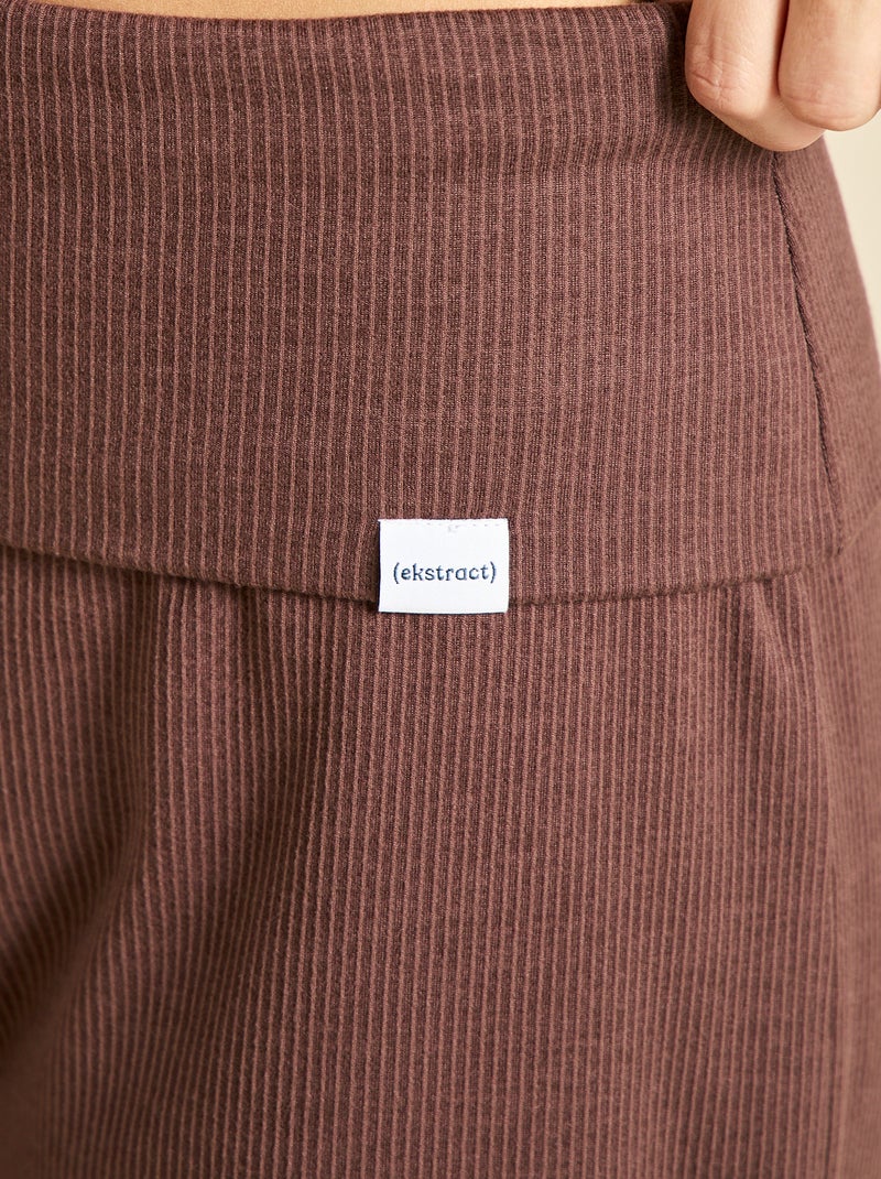 Pantalone ampio multi-sport - (ekstract) Marrone - Kiabi