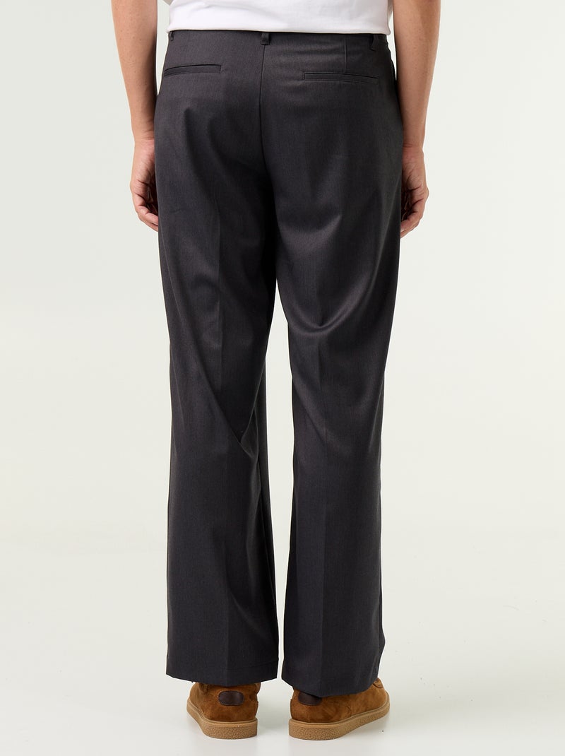 Pantalone ampio tinta unita Grigio - Kiabi
