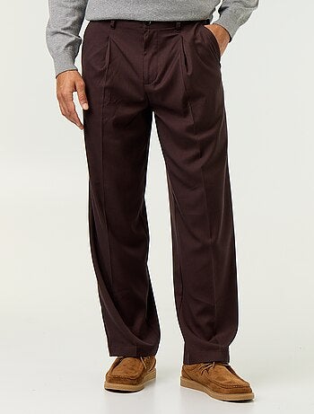 Pantalone ampio tinta unita
