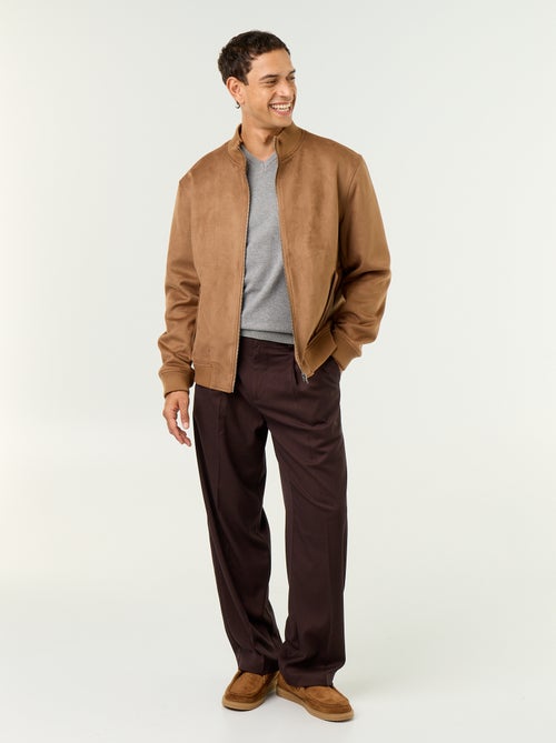 Pantalone ampio tinta unita - Kiabi Pantalone ampio tinta unita - Kiabi