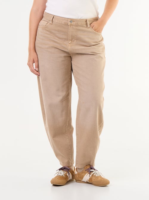 Pantalone balloon in twill - Kiabi Pantalone balloon in twill - Kiabi