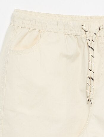 Pantalone barrel fit con coulisse