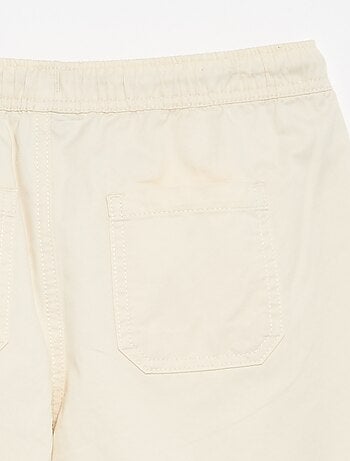Pantalone barrel fit con coulisse