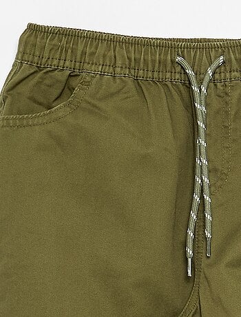 Pantalone barrel fit con coulisse