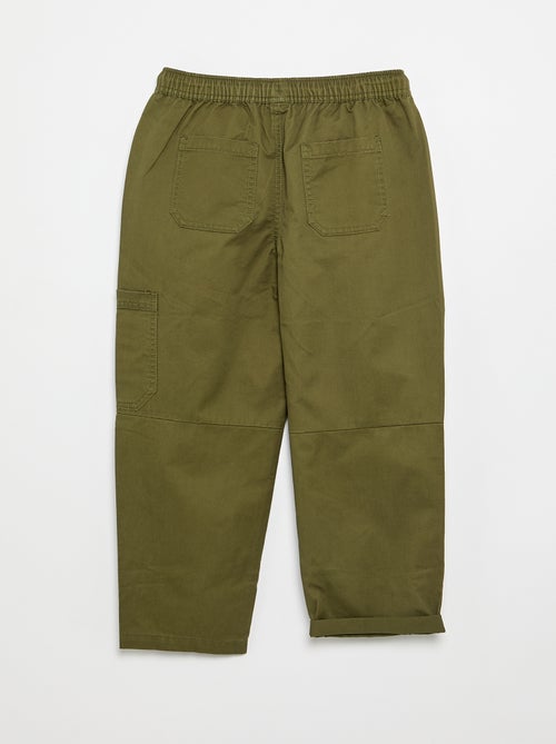Pantalone barrel fit con coulisse - Kiabi