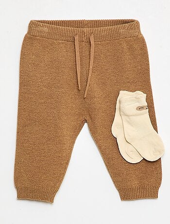 PantaloneBasic in maglia + calzini - 2 pezzi