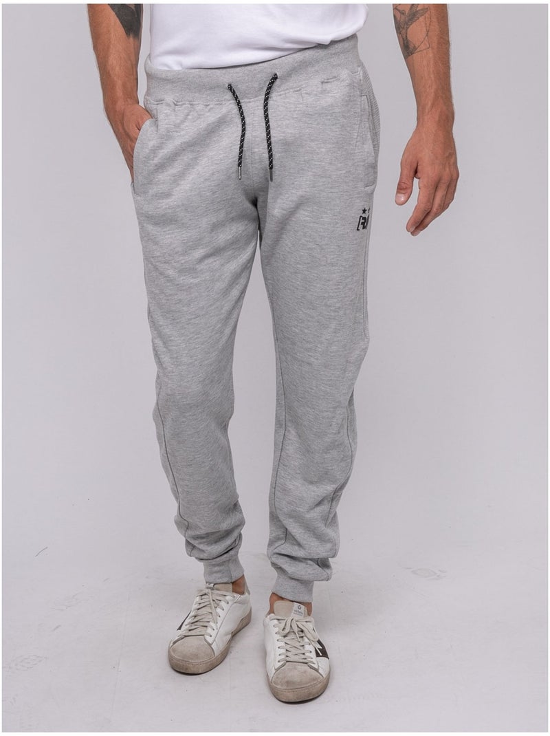Pantalone battle in felpa VERCOUT Grigio melangiato - Kiabi