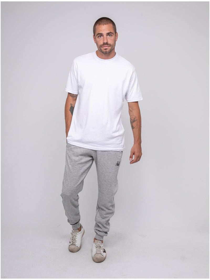 Pantalone battle in felpa VERCOUT Grigio melangiato - Kiabi