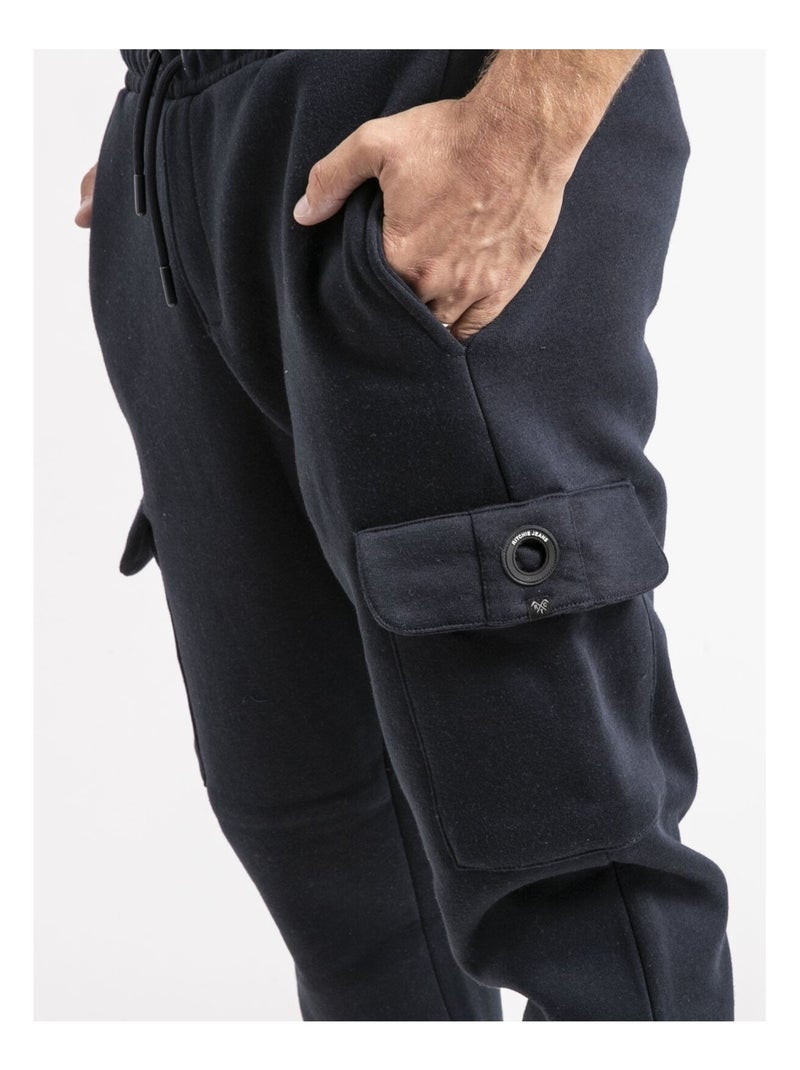 Pantalone battle in felpa VITOF Blu marino - Kiabi