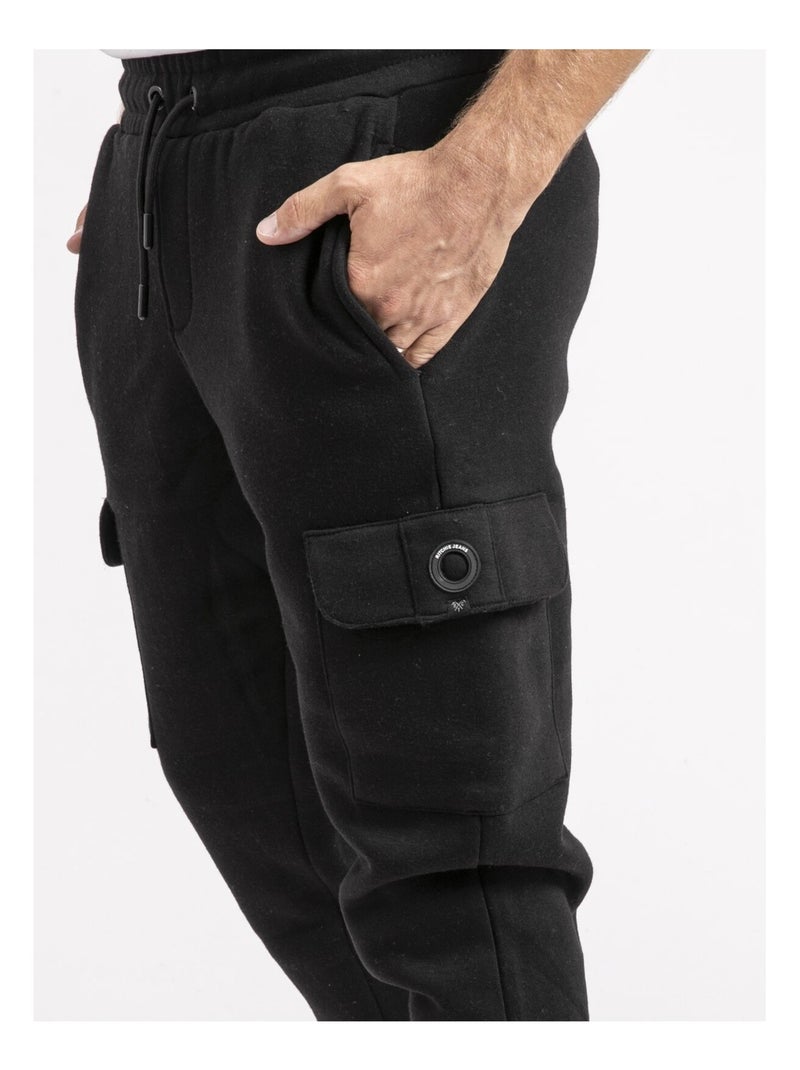Pantalone battle in felpa VITOF Nero - Kiabi