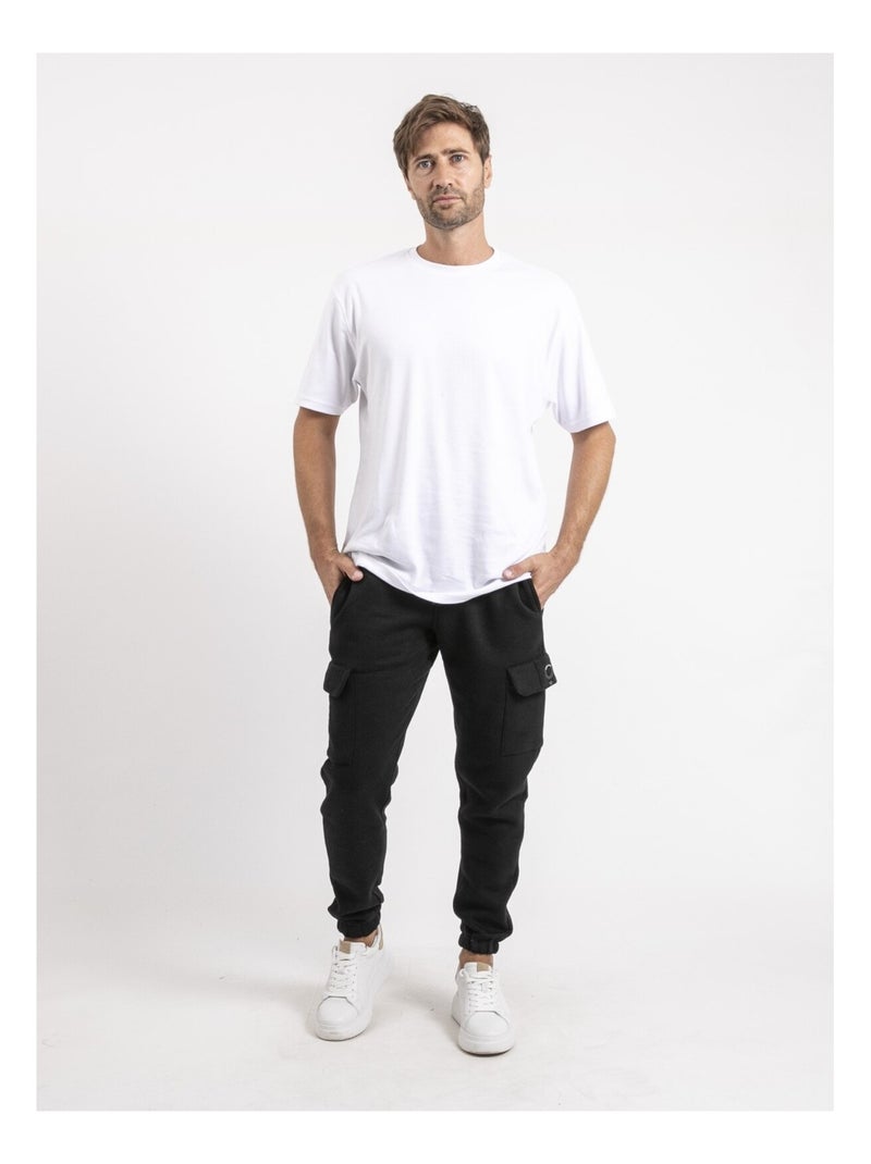 Pantalone battle in felpa VITOF Nero - Kiabi