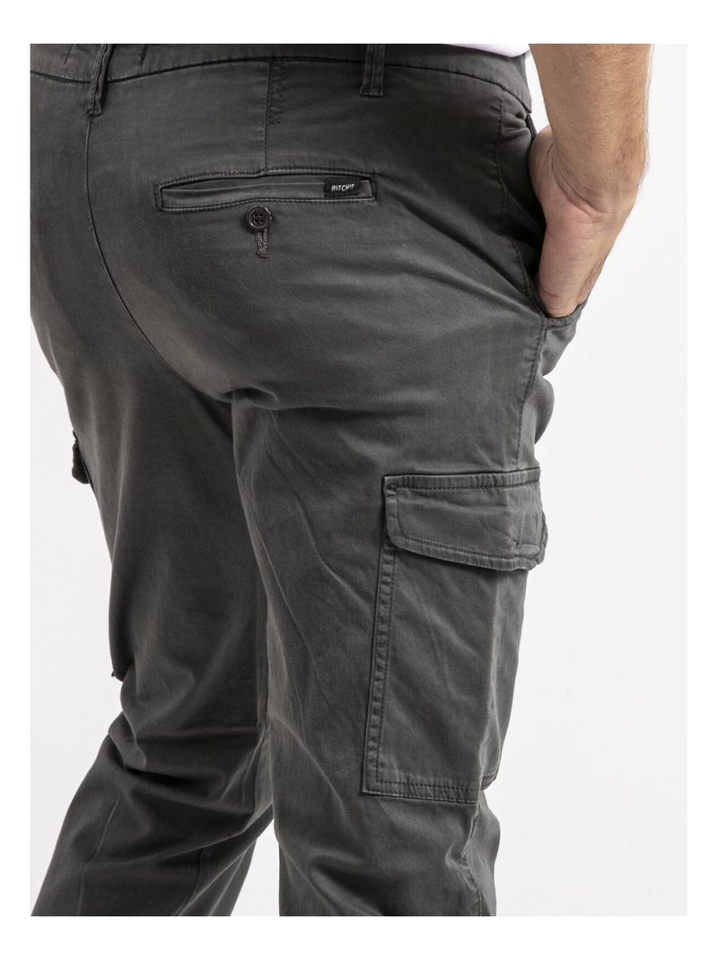 Pantalone battle VAUDREUIL Grigio scuro - Kiabi