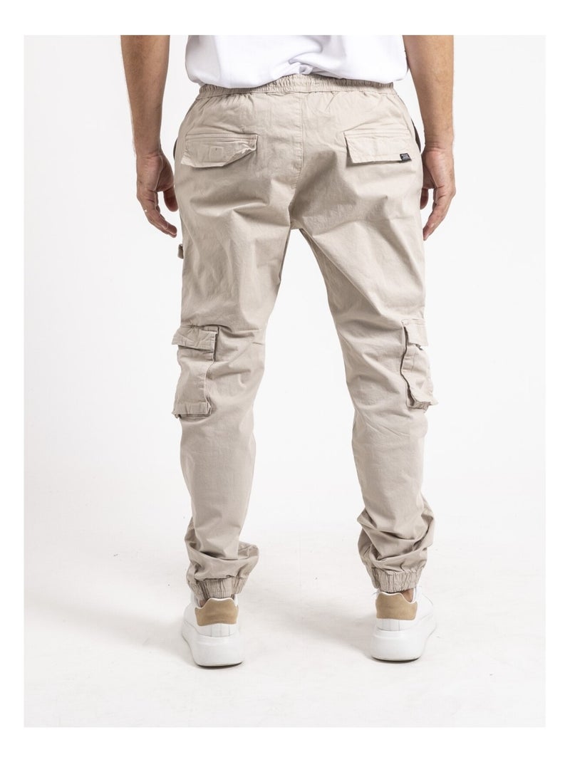 Pantalone battle VICTOR Beige - Kiabi