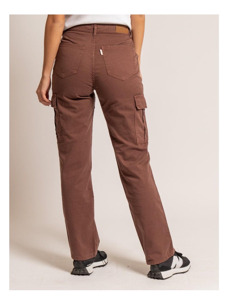 Pantalone cargo ELECTRA Marrone - Kiabi
