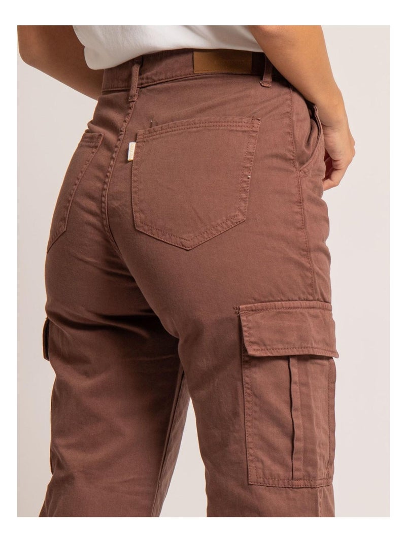 Pantalone cargo ELECTRA Marrone - Kiabi