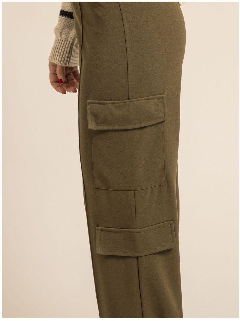 Pantalone cargo EMENZA Cachi - Kiabi