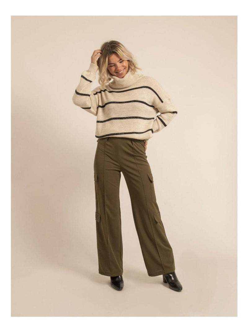 Pantalone cargo EMENZA Cachi - Kiabi