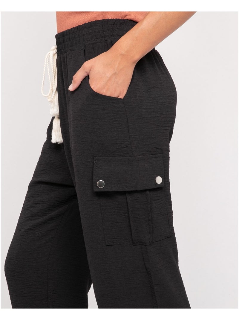 Pantalone cargo ETINOSA Nero - Kiabi