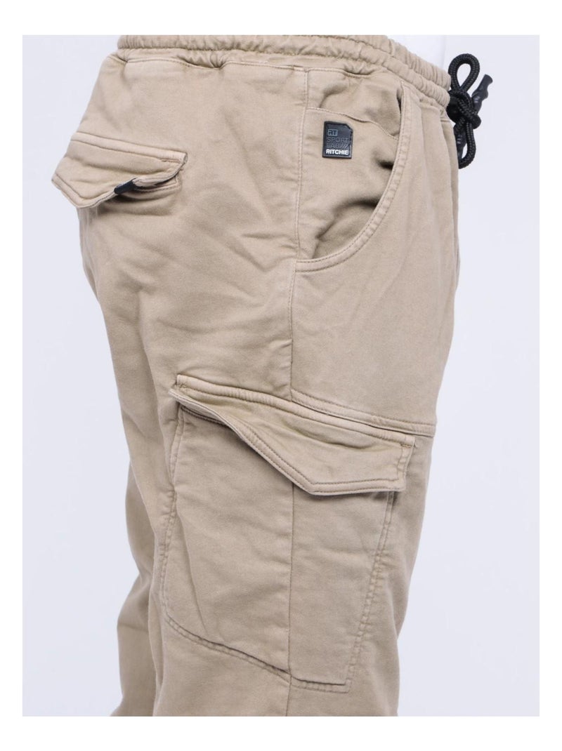 Pantalone cargo VLOG Beige - Kiabi