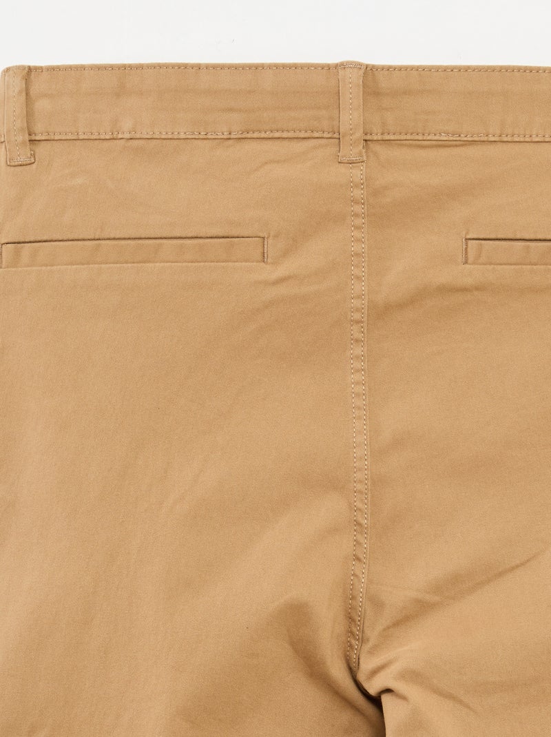 Pantalone chino - collezione facile da indossare Beige - Kiabi