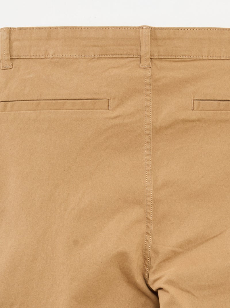 Pantalone chino - collezione facile da indossare Beige - Kiabi