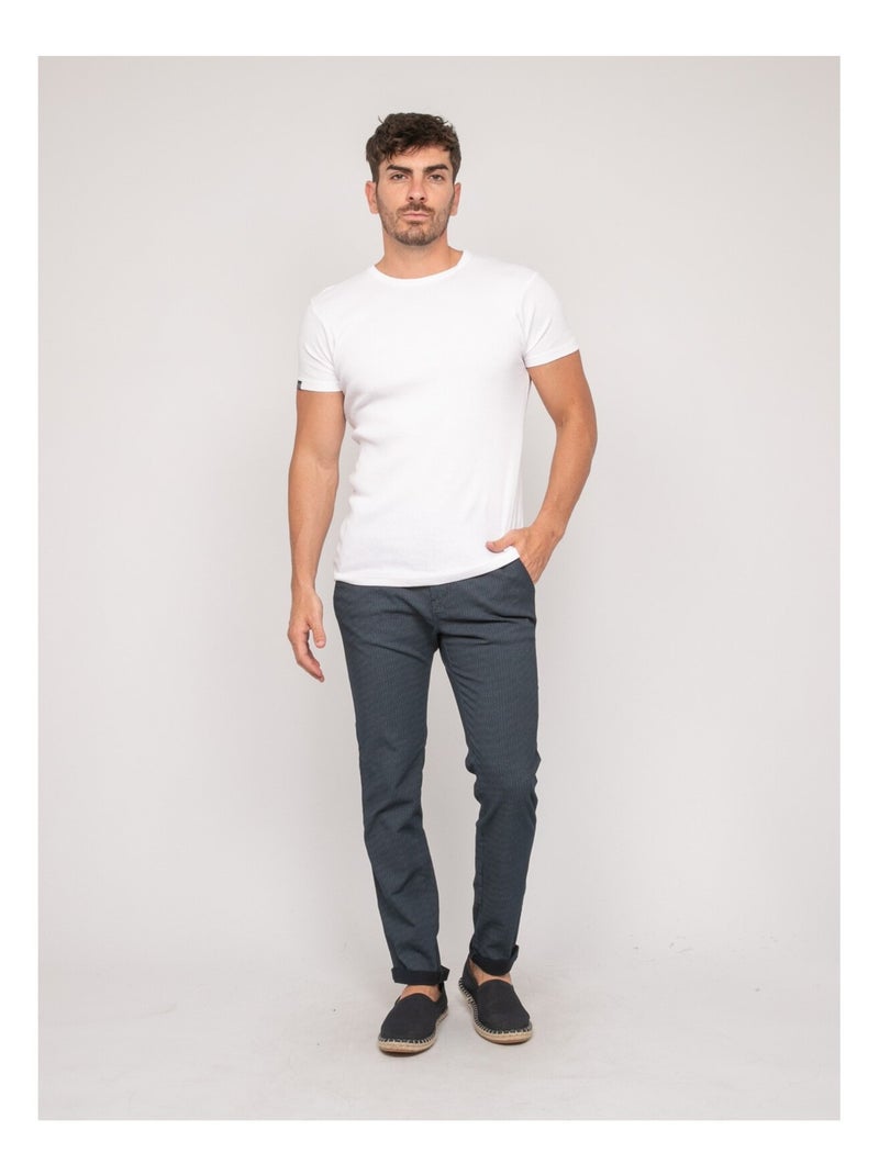 Pantalone chino CODEGA Blu marino - Kiabi