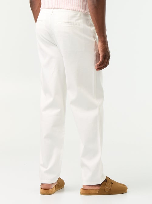 Pantalone chino in dobby - Kiabi Pantalone chino in dobby - Kiabi