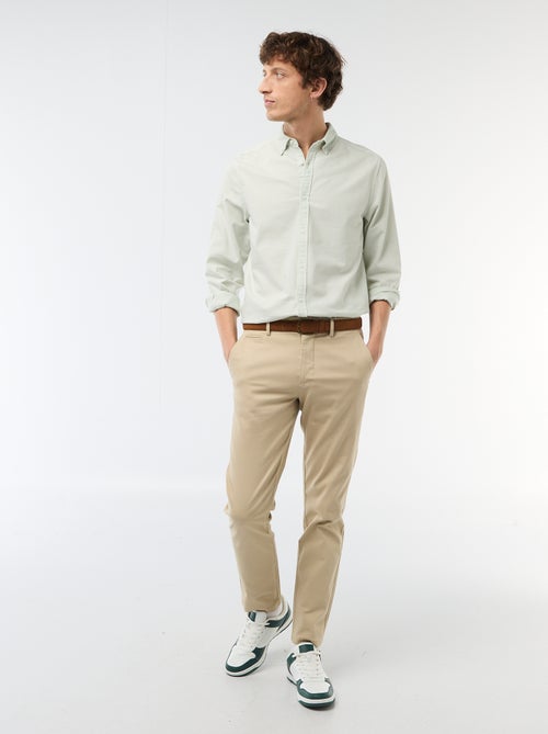 Pantalone chino in twill - Kiabi