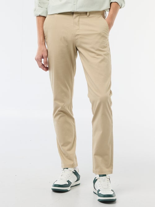 Pantalone chino in twill - Kiabi