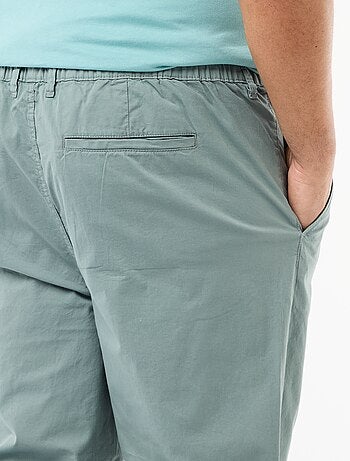 Pantalone chino in twill con coulisse
