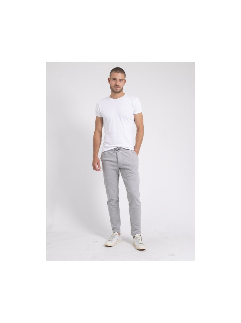 Pantalone chino molleton VICTORIAVIL Grigio - Kiabi