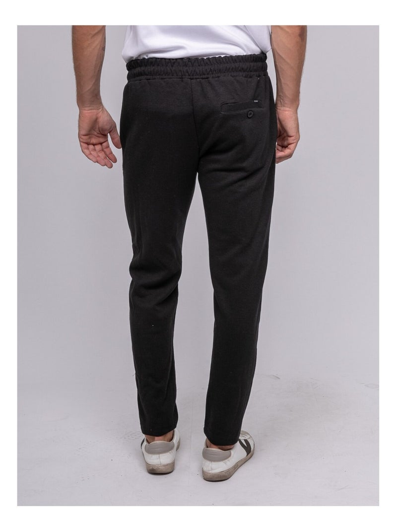Pantalone chino molleton VICTORIAVIL Nero - Kiabi
