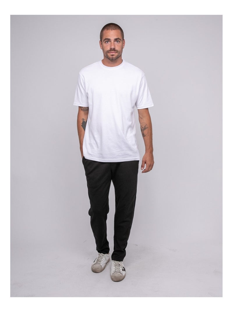 Pantalone chino molleton VICTORIAVIL Nero - Kiabi