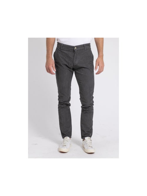 Pantalone chino puro cotone velluto a coste VARENNES - Kiabi