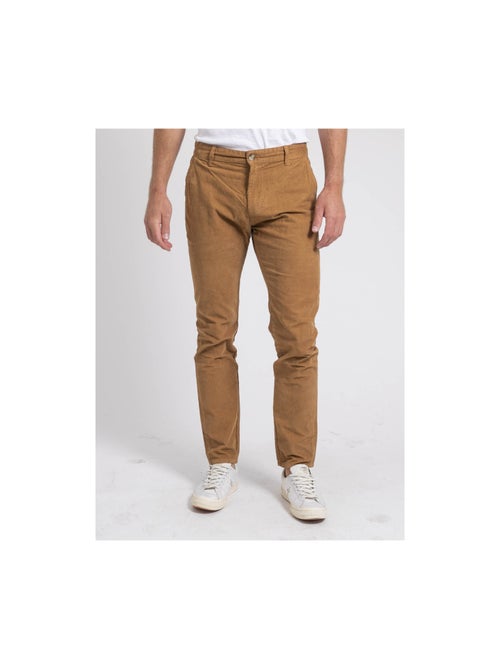Pantalone chino puro cotone velluto a coste VARENNES - Kiabi