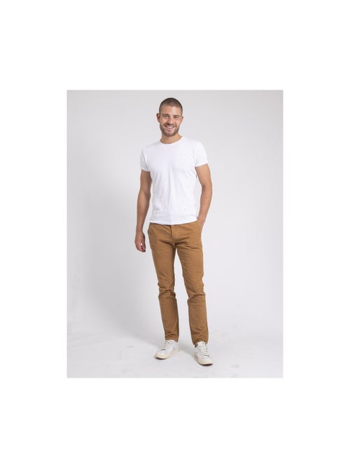 Pantalone chino puro cotone velluto a coste VARENNES - Kiabi