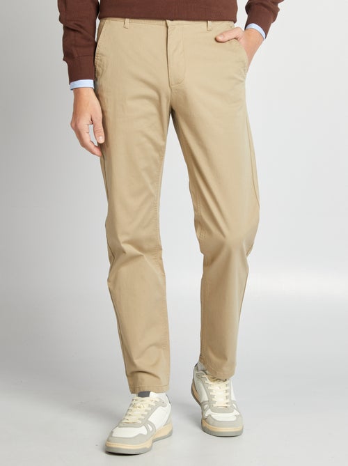 Pantalone chino regular - L32 - Kiabi Pantalone chino regular - L32 - Kiabi