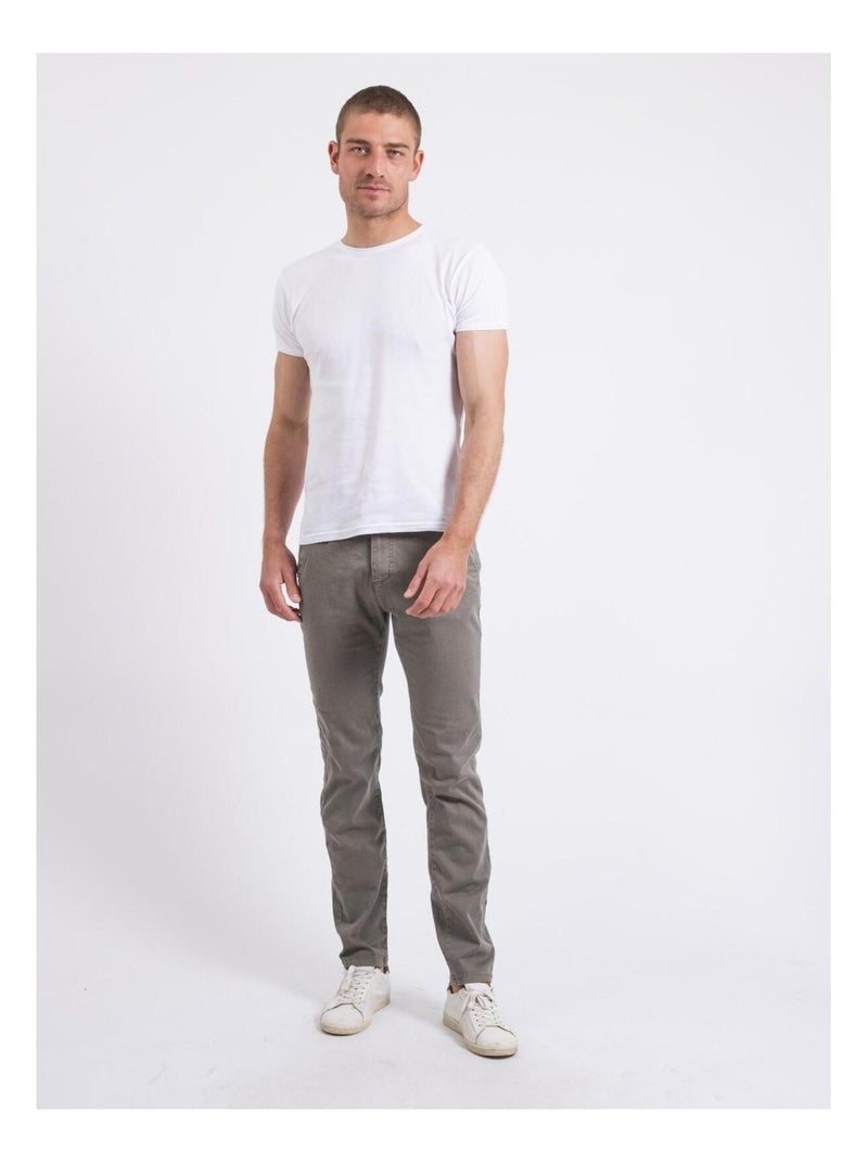 Pantalone chino slim CODY Grigio - Kiabi
