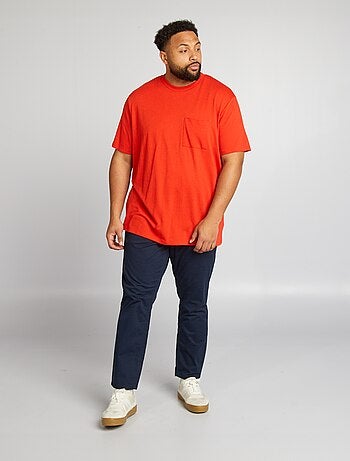 Pantalone chino slim in cotone stretch - L30