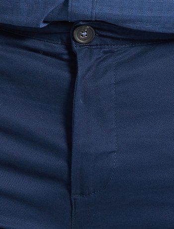 Pantalone chino slim in cotone stretch - L30