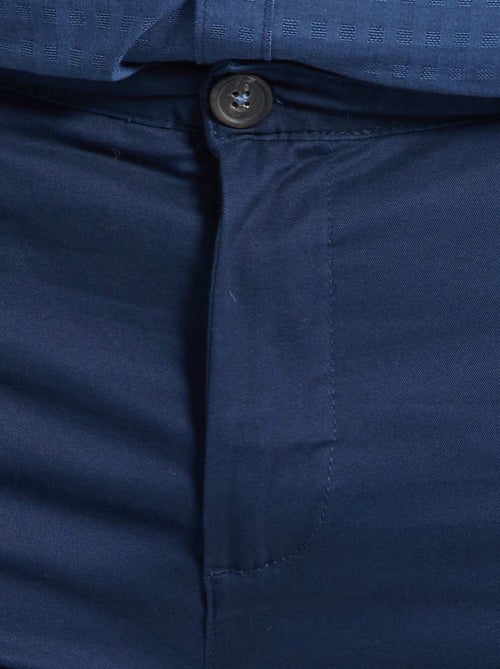 Pantalone chino slim in cotone stretch - L30 - Kiabi