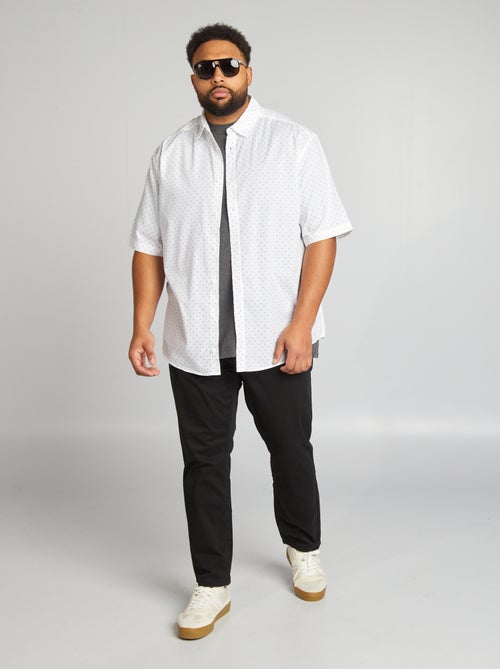 Pantalone chino slim in cotone stretch - L30 - Kiabi