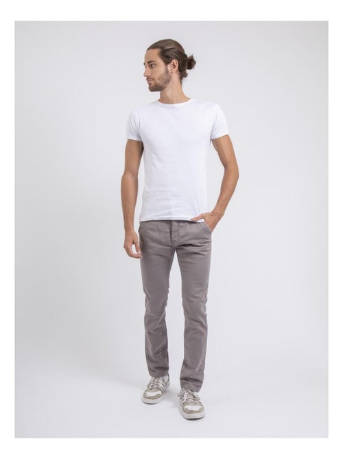 Pantalone chino taglio aderente VALBACOL - Kiabi