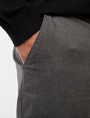 Pantalone chino tinta unita in cotone stretch