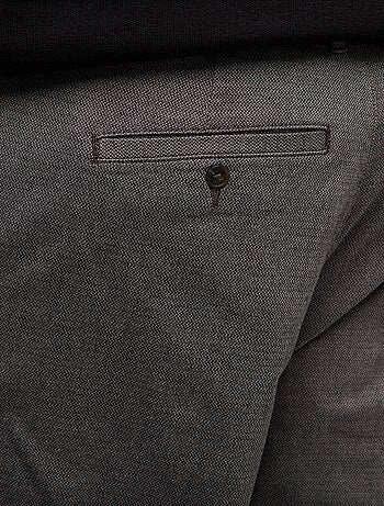 Pantalone chino tinta unita in cotone stretch
